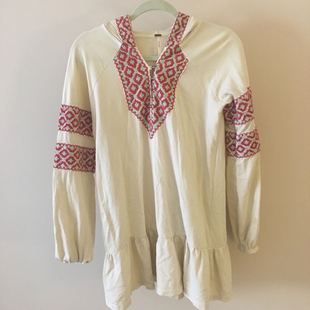 Free People Oversized peplum pullover
